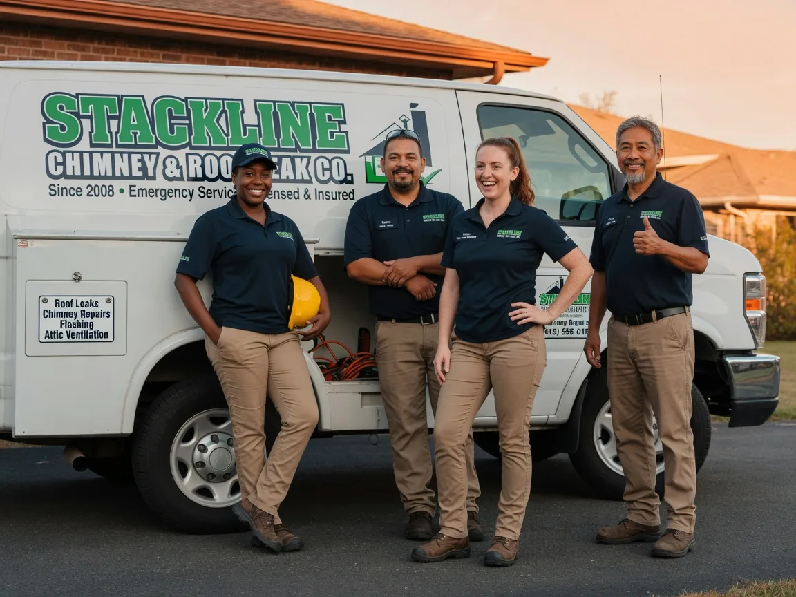 Chimney flashing repair company in Russellville, OH